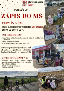 Zápis do mateřské školy